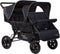Childhome Two By Two - Wandelwagen - 4 Zits - Zwart