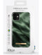 iDeal of Sweden - iPhone 11 Hoesje - Fashion Back Case Emerald Satin
