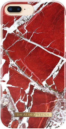 iDeal of Sweden iPhone 8 Plus / 7 Plus Fashion Back Case Scarlet Red Marble