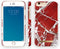 iDeal of Sweden iPhone 8 Plus / 7 Plus Fashion Back Case Scarlet Red Marble