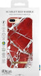 iDeal of Sweden iPhone 8 Plus / 7 Plus Fashion Back Case Scarlet Red Marble