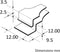 Ideal Tek 4WF.SA.1.IT Wafelpincet 1 stuks 4WF 125 mm