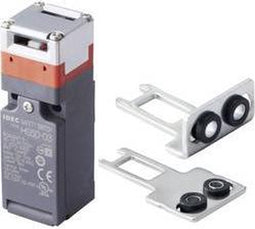 Idec HS5D-12ZRNM-SET HS5D-12ZRNM-SET Veiligheidsschakelaar 300 V/AC 10 A Metalen hendel, recht, Metalen hendel, gebogen