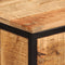 vidaXL - Nachtkastje - met - 3 - lades - 40x35x63 - cm - massief - ruw - mangohout