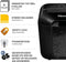 Fellowes LX25 - Papierversnipperaar - P4 Cross-Cut - 6 vel - 11.5 L - zwart