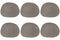 Villeroy Boch - Organisch bord - 6st - Taupe