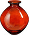 Mica Decorations Qin Vaas - 35x35x37 cm - Glas - Donkerbruin