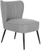 DKD Home Decor - Leunstoel - Grijs Metaal 55 x 64 x 72,5 cm