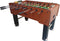 Tafelvoetbaltafel - 140x75x89cm - houtimitatie - antislip handgrepen