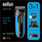 Braun Series 3 - Scheerapparaat - 3-in-1 met trimmer en nat/droog gebruik