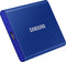 Samsung Portable T7 - Externe SSD - 500 GB - USB C 3.2 - Blauw