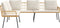 vidaXL - L-vormige - Bank - Natuurlijk - 231x173x78 - cm - Poly - Rattan