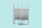 OK - Douchecabine draaideur 80x80x185 cm - Veiligheidsglas - Wit