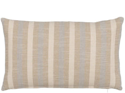 Kussen Katoen Linnen Blauw Grijs 50 x 30 cm