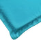 vidaXL - Ligbedkussen - oxford - stof - turquoise