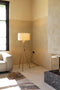 Zuiver Fan Vloerlamp/ Staande driepoot lamp Bamboo - Wit