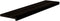 vidaXL - Traptreden - 2 - st - 110x30x2 - cm - massief - eikenhout - donkerbruin