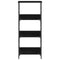 vidaXL - Boekenkast - Zwart - Eiken - 50x33x117,5 - cm - Geengineerd - Hout - en - Staal
