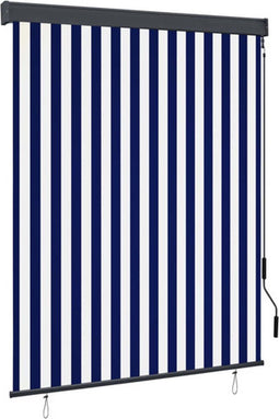 vidaXL-Rolgordijn-voor-buiten-140x250-cm-blauw-en-wit