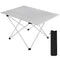 Woltu Vouwtafel Campingtafel Picknicktafel Aluminium Zilver 68 x 46 x 40 cm