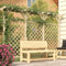 vidaXL - Tuinhek - met - latwerk - en - pergola - 300x50x200 - cm - geïmpregneerd - hout