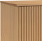 vidaXL - Dressoir - OLDEN - 114x43x73,5 - cm - massief - grenenhout - wit - en - bruin