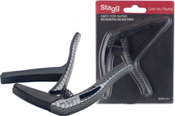 Stagg Gitaar Capo Akoestisch/Elektrisch SCPX-CU Carbon