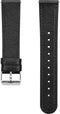 Leren Bandje Geschikt Voor Fitbit Versa 3, Sense - Zwart