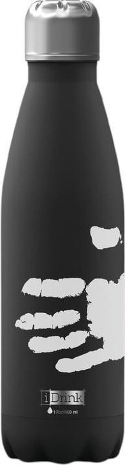 Idrink Thermosfles 500 Ml Rvs Zwart