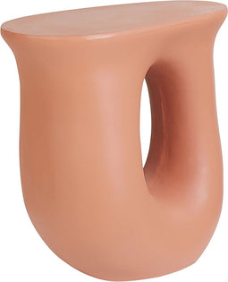 IDRO - Bijzettafel - Oranje - Lichtbeton