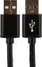iDroid MAX USB-A naar Apple Lightning Kabel MFI 1 Meter - Zwart