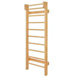 Coast Klimwand - Gymnastiekwand met Optrekstang - 81 x 14 x 195 cm - 150 kg Draagvermogen - Natuurlijk
