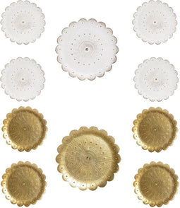 Decoratieve figuren DKD Home Decor (5 Onderdelen) (2 Stuks) Modern (35 x 2 x 35 cm)