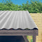 vidaXL - Dakpanelen - 12 - st - 80x36 - cm - gepoedercoat - staal - zilverkleurig