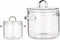 Vivalto Kookpan met deksel - borosilicaat glas - 1.8 L - D15 x H15 cm - transparant