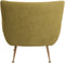 Light & Living Fauteuil Vinstra - Bouclé - Groen