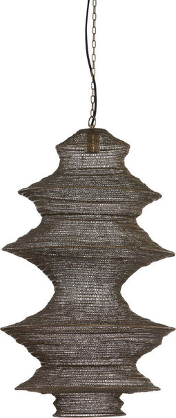 Light & Living Hanglamp Nakisha - Antiek Brons - Ø40cm - Modern - Hanglampen Eetkamer, Slaapkamer, Woonkamer