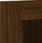 vidaXL - Tv-meubels - met - LED-verlichting - 2 - st - 100x30x30 - cm - bruineiken