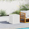 vidaXL - Tuinopbergbox - Wit - 55x53x57 - cm - PP