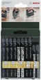 Bosch 2609256744 - Decoupeerzaagbladen Set - 10 stuks voor hout (10 stuks)