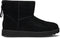UGG Classic Mini Logo ZIP Enkellaars - Sheepskin voering - Black - Maat 37