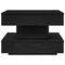 vidaXL - Salontafel - 360 - graden - draaibaar - 50x50x34,5 - cm - zwart