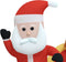 vidaXL - Kerstdecoratie - kerstman - en - rendieren - opblaasbaar - LED - 138 - cm