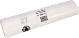 Afvalzak cleaninq 65-25x140 rcycld t25 240l transp | 20 stuks