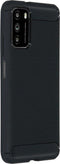 Hoesje Siliconen Geschikt voor Xiaomi Poco M3 - Brushed Backcover - Zwart