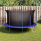 vidaXL 142099 - Veiligheidsnet - 3,96 m ronde trampoline - Zwart