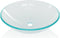 vidaXL - Wasbak - gehard - glas - 42 - cm - bruin