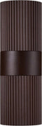 Nordlux Kyklop Ripple - Wandlamp - 2xGU10 - Roestkleurig (2 stuks)