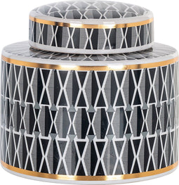 Richmond Pot Elin klein (Black/white)