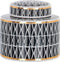 Richmond Pot Elin klein (Black/white)